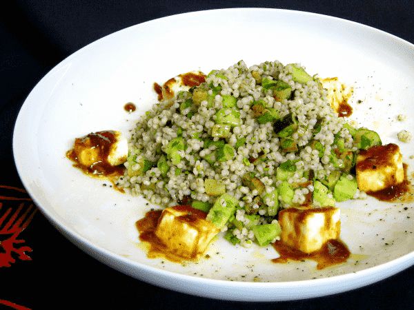 Bulgursalat mit Feta