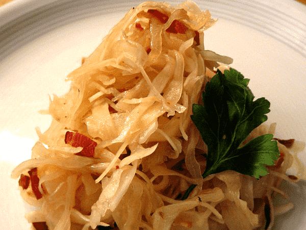 Krautsalat, gebrüht